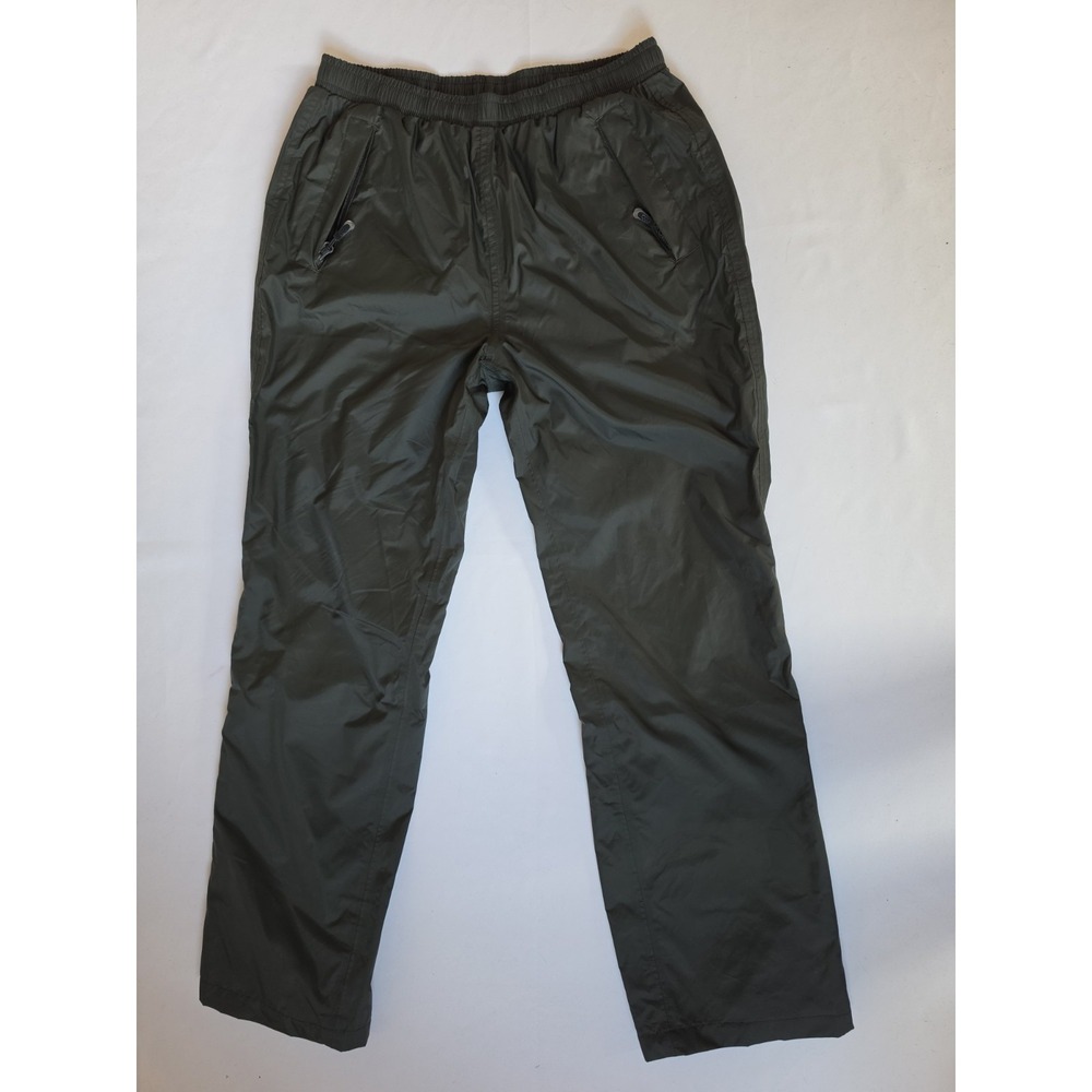 33,000ft Men's Waterproof Athletic Pants in Olive Green with Ankle Zippers – M